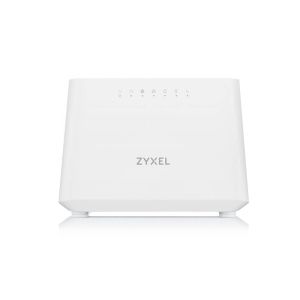 Рутер ZyXEL WiFi 6 AX1800 VDSL2 IAD 5-port Super Vectoring Gateway (upto 35B) and USB with Easy Mesh Support + Lanberg patch cord CAT.6 FTP 3m, red