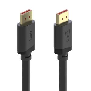 HAMA Кабел DisplayPort, DP 2.1, Ultra-HD 16K, 80 Gbit/s, 2 m
