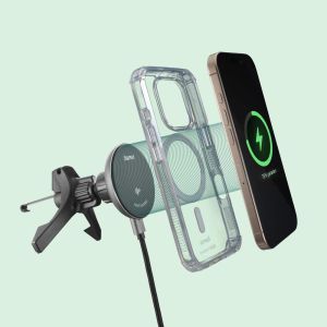 HAMA Безжично зарядно устройство Qi2, 15W, за кола, черно