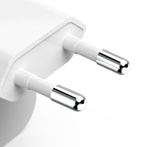 HAMA Бързо мини зарядно GaN, 2 x USB-C, PD, 40 W, сгъващ се адаптер, бял
