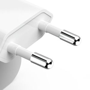 HAMA Бързо мини зарядно GaN, 2 x USB-C, PD, 40 W, сгъващ се адаптер, бял