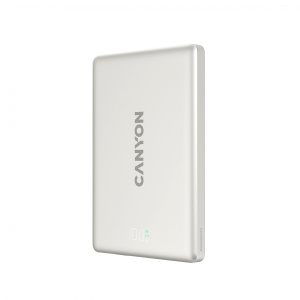 CANYON magnetic power bank OnPower 500 PD20W 5000mAh Aluminium Star Grey