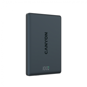 CANYON magnetic power bank OnPower 500 PD20W 5000mAh Aluminium Interstellar Black