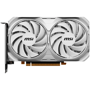 MSI Video Card Nvidia GeForce RTX 4060 VENTUS 2X WHITE 8G, 8GB GDDR6, 128bit, Boost: 2475 MHz, 3072 CUDA Cores, PCIe 4.0, 3x DP 1.4a, HDMI 2.1a, RAY TRACING, Dual Fan, 1x 8pin, 550W Recommended PSU, 3Y
