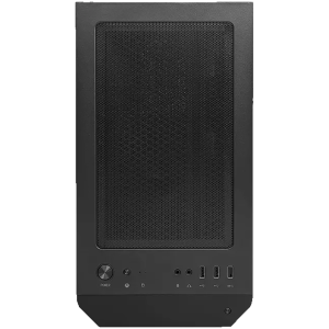 MSI MAG FORGE M100R, M-ATX Tower, M-ATX/ M-ITX, 1x USB 3.2 Gen 1 Type-A, 2x USB 2.0 Type-A, 1x Audio, 1x Mic, Power Button, 4x 120mm ARGB Fans, LED Button, ARGB Control Board, Mesh Panel, Tempered Glass