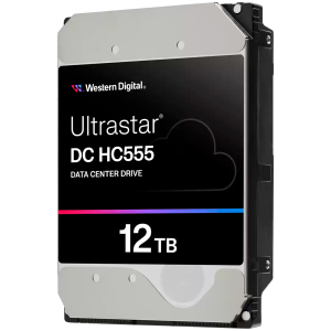 HDD Server WD Ultrastar DC HC555 12TB 512e SE, 3.5", 512MB, 7200 RPM, SATA, NP3, SKU: 0B48720