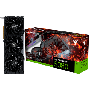 Gainward GeForce RTX 5080 Phoenix 16GB GDDR7, 256 bit, 1x HDMI 21b, 3x DP 21b, 3 Fan, 1x 16pin pwr connector, 850W, 331.9 x 133.1 x 60 mm,