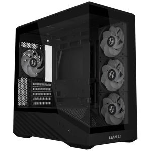 Кутия Lian Li Vector V100 MINI ARGB Mid-Tower, Tempered Glass - Black