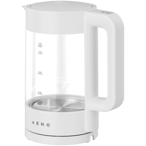 Electric Kettle, white, 220-240V, 1850-2200W, 1.7L, Keep warm 30 min, 40,60,80,90,100, console in Handle