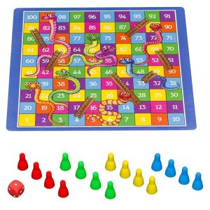 Настолна игра Playland Не се сърди човече + Змии и стълби