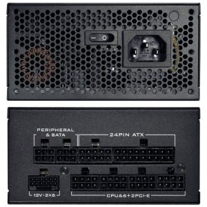 Захранващ блок Lian Li SP750 V2 Black 750W 80+ Gold PCIe 5.1, ATX 3.1