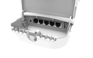 Безжичен Access Point MikroTik OmniTik PoE ac, За открито, 5 × 10/100/1000 Mbps