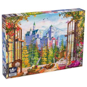 Пъзел Black Sea Гледка към замъка Нойшванщайн – 1000 части