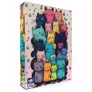 Пъзел Black Sea Котки на килограм – 1000 части