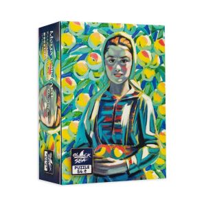 Мини Пъзел Black Sea Мома с ябълки – 54 части