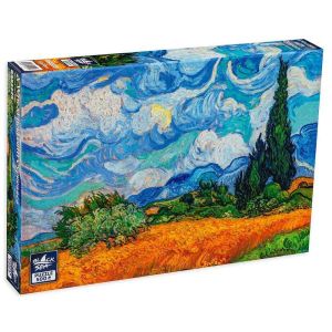 Пъзел Black Sea Житно поле с кипариси – 500 части