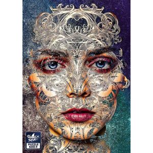 Пъзел Black Sea Дантелен портрет – 500 части