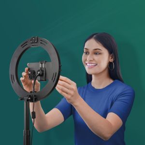 Hama LED Лампа със статив "SpotLight FoldUp RGB 102" LED-RGB, комплект за смартфон, сгъваема