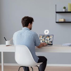 Hama LED Ринг Лампа "ToGo", 3 режима, презареждаема, USB-C