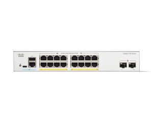 Комутатор Cisco Catalyst 1200 16-port GE, PoE, 2x1G SFP