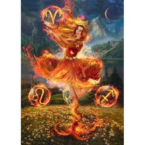 Роден пъзел Файра – жената огън – 1000 части