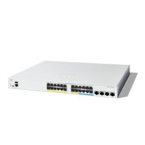 Комутатор Cisco Catalyst 1300 8-port 2.5GE, 16-port GE, PoE, 4x10G SFP+