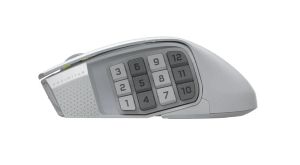 Геймърскa оптична мишка CORSAIR SCIMITAR ELITE WIRELESS SE White, 33000 DPI