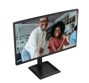 Монитор AOC Q27E4U, 27" IPS WLED, 2560x1440@120Hz, 4ms GtG, 350cd m/2, 1500:1, 20M:1 DCR, Adaptive Sync, FlickerFree, Anti Blue Light, 2Wx2, Tilt, Height Adjust, Pivot, Swivel, HDMI, DP, USB Hub