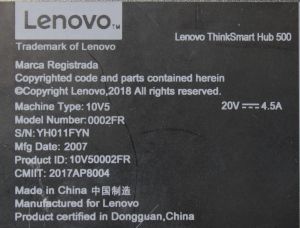 Lenovo ThinkSmart Hub 500