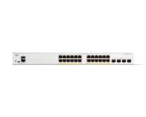Комутатор Cisco Catalyst 1300 24-port GE, PoE, 4x1G SFP