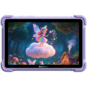 Blackview LINK 1 Kids WiFi 4/64GB 8.68-inch HD IPS 1340x800 60Hz 360nits RK3562 Quad-core 2.0GHz 5+8MP Cam 5000mAh WiFi 6 BT 5.0 Dual Speakers with Smart-K Support Tempered Film Stylus Pen Android 16 Dreamy Purple