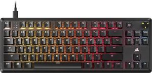 Геймърскa механична клавиатура Corsair K70 RGB MK.2 Core TKL, Corsair MLX Red суич