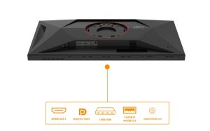 Монитор AOC U27G4XM, 27" Fast IPS MiniLED, 3840x2160@160Hz, 1ms GtG, 1200cd/m2, 1000:1, 80M:1 DCR, Adaptive Sync, FlickerFree, Low Blue Mode, Tilt, Height Adjust, Pivot, Swivel, HDMI, DP, USB hub