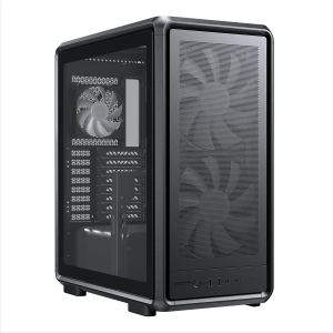 Кутия CoolerMaster MasterFrame 500 Mesh - Black ARGB