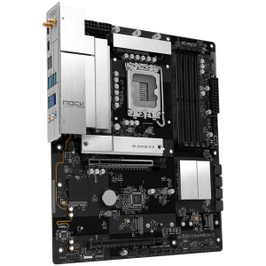 ASROCK MB Desktop B860 Rock Wi-fi 7, S.1851, 4x DDR5, 1x PCIe 5.0 x16, 1x PCIe 4.0 x4, 1x Blazing M.2, 2x Hyper M.2, 4x SATA3, 2x USB-C, 7x USB 3.2, 6x USB 2.0, 1x RJ-45 2.5GB Lan, 802.11be Wi-Fi 7 + Bluetooth 5.4, ATX