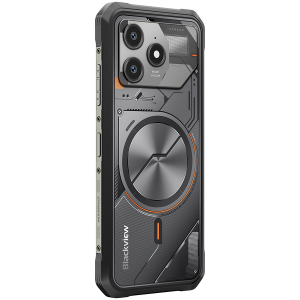 Blackview FORT100 LTE 6.56-inch HD+ 1612x720 90Hz 8+128GB MT Helio G81 Octa-Core 2.0GHz 13MP Front 16MP Rear NFC MIL-STD-810H 5000mAh Fingerprint  Android 16 Cosmic Black