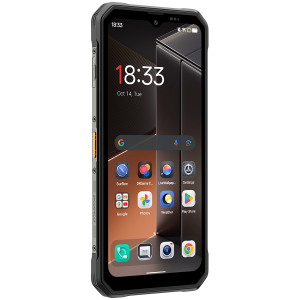 Blackview FORT100 LTE 6.56-inch HD+ 1612x720 90Hz 8+128GB MT Helio G81 Octa-Core 2.0GHz 13MP Front 16MP Rear NFC MIL-STD-810H 5000mAh Fingerprint  Android 16 Cosmic Black