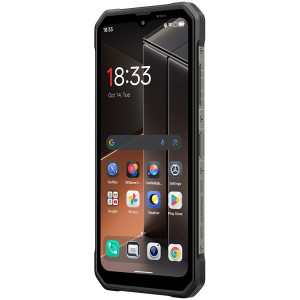 Blackview FORT100 LTE 6.56-inch HD+ 1612x720 90Hz 8+128GB MT Helio G81 Octa-Core 2.0GHz 13MP Front 16MP Rear NFC MIL-STD-810H 5000mAh Fingerprint  Android 16 Cosmic Black