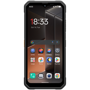 Blackview FORT100 LTE 6.56-inch HD+ 1612x720 90Hz 8+128GB MT Helio G81 Octa-Core 2.0GHz 13MP Front 16MP Rear NFC MIL-STD-810H 5000mAh Fingerprint  Android 16 Cosmic Black