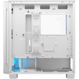 COUGAR AIRFACE FLO RGB PC Case, Mid Tower, White