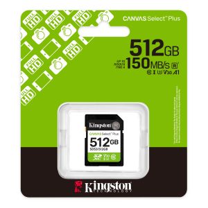 Карта памет Kingston Canvas Select Plus SD 512GB