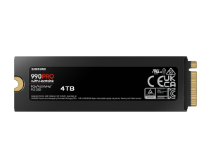 SSD SAMSUNG 990 PRO с Heatsink 4TB, MZ-V9P4T0GW