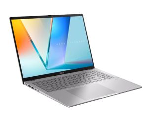 Лаптоп Asus Vivobook S S3607VA-RP163,Intel Core 7 240H 2.5 GHz (24MB Cache, up to 5.2 GHz, 10 cores, 16 Threads), 16.0" WUXGA(WU) 1920X1200 16:10,IPS, 144 Hz,LPDDR5  16GB  ( on BD),1TB SSD G4,Backlit Chiclet  with Num-key, No OS, Cool Silver+Backpack