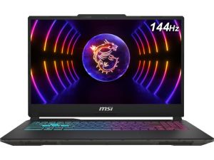 Лаптоп MSI Cyborg 15 A13UCK, i7-13620H (10C/16T, up to 4.90GHz, 24 MB), GeForce RTX 3050 4GB GDDR6, 15.6" FHD (1920x1080), 144Hz, IPS-Level, 16GB DDR5 5200MHz, 512GB PCIe Gen4x4 SSD, WiFi 6E, BT 5.3, 4 Zone RGB Kbd, NO OS, 53.5Whr, 1.98kg