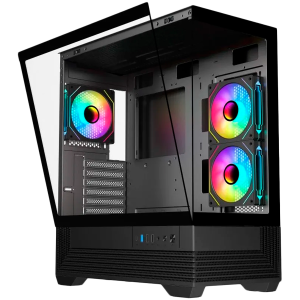 Chassis V-GAMING DARK REAPER VG-DR3F USB3.0 USB2.0 Type C without PSU Black