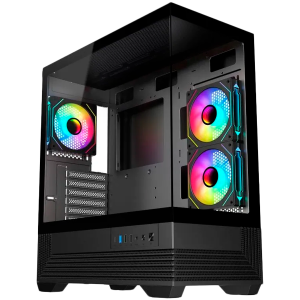 Chassis V-GAMING DARK REAPER VG-DR3F USB3.0 USB2.0 Type C without PSU Black