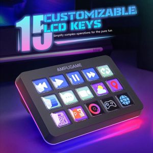 Контролер Fifine D6 Stream 15 Customized Keys and Software