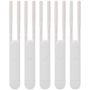 Ubiquiti 5-PACK of UAP-AC-M-EU Networking Interface - (1) 10/100/1000 Ethernet Port/ Power Method 24V Passive PoE (Pairs 4, 5+; 7, 8 Return);802.3af Alternative A (Pairs 1, 2+; 3, 6 Return)(Supported Voltage Range: 44 to 57VDC)/ Wi-Fi Standards 802.11 a/b