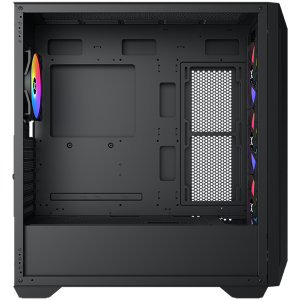 Xigmatek Master X II Pro (Black, ATX, U3x1 & U2x2, Front Meshed Grill & Left TG, 4PCS Z20A & ARGB PCB)