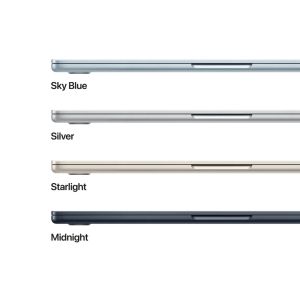 Лаптоп Apple MacBook Air 13.6: Apple M5 chip with 10-core CPU and 8-core GPU, 16GB, 512GB SSD - Midnight